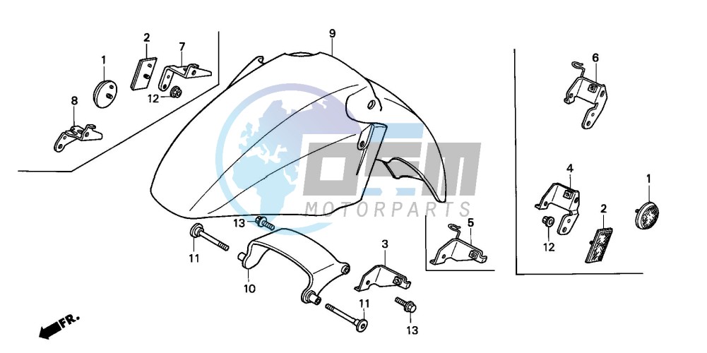 FRONT FENDER (ST1100/ST1100AS)