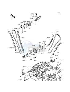 VULCAN 1700 NOMAD ABS VN1700DGF GB XX (EU ME A(FRICA) drawing Camshaft(s)/Tensioner