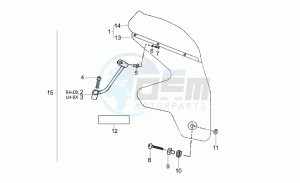 V 11 1100 Sport - Mandello Sport/Mandello drawing Windshield