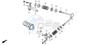 ANF125 drawing CAMSHAFT/VALVE