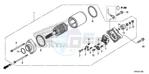 TRX420TED TRX420 Europe Direct - (ED) drawing STARTING MOTOR