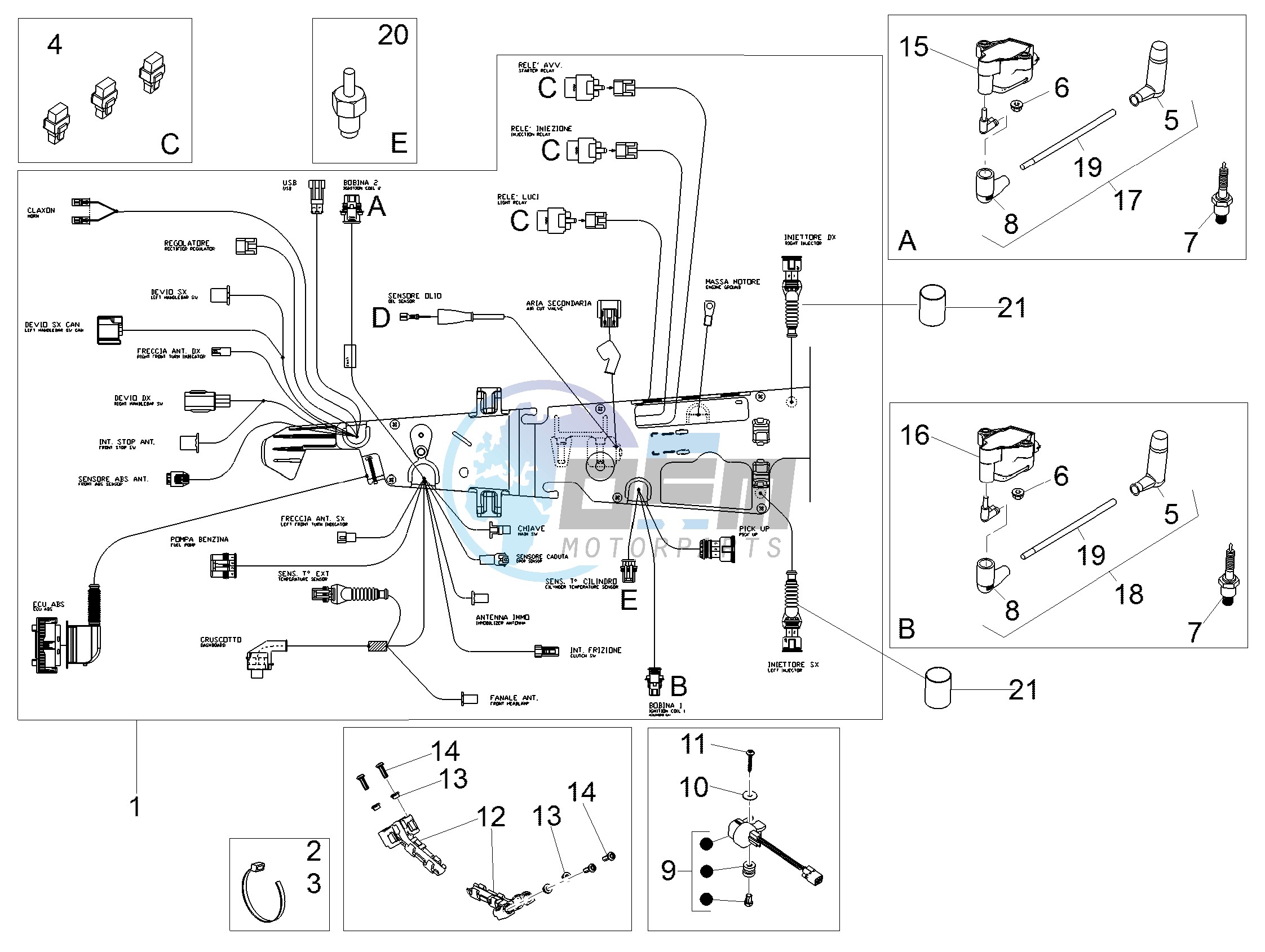 Central electrical system