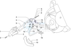 X9 125 Evolution potenziato (UK) drawing Secondairy air box