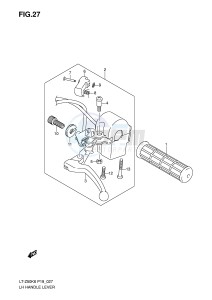 LT-Z50 (P19) drawing LH HANDLE LEVER