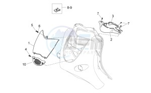 Mojito custom 50 2t (eng. piaggio) drawing Front body I