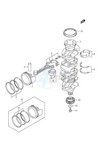 DF 175 drawing Crankshaft