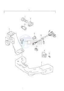 DF 9.9 drawing Remote Control Parts