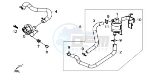 GTS 300i ABS drawing AIRFILTER UNIT