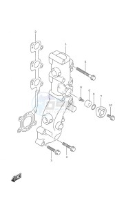 DF 25A drawing Exhaust Manifold