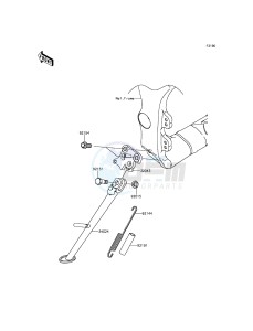 NINJA ZX-10R ZX1000JFF FR XX (EU ME A(FRICA) drawing Stand(s)