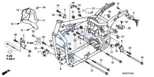 VT750C9 Ireland - (EK / MK) drawing FRAME BODY