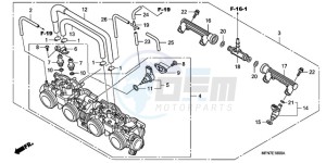 CB1000RA Europe Direct - (ED) drawing THROTTLE BODY