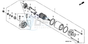 CBF600N9 Europe Direct - (ED / 25K) drawing STARTING MOTOR