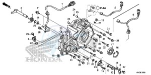 TRX500FE2E TRX500FE2 Europe Direct - (ED) drawing REAR CRANKCASE COVER