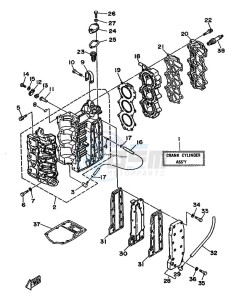 30D drawing CYLINDER--CRANKCASE