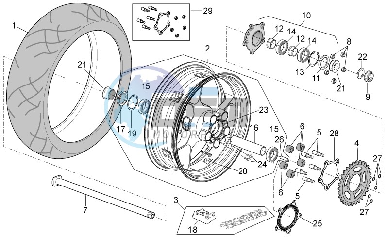 Rear wheel