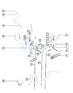 CLASSIC_25-45kmh_Y-K2 50 Y-K2 drawing Handlebar-grips-speedometer