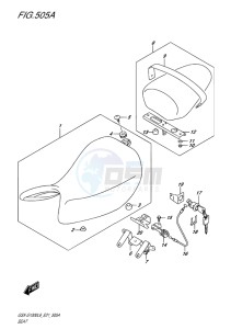 GSX-S 1000 drawing SEAT