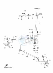 YFM90R (BD3J) drawing STEERING