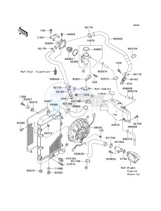 VN 1500 L [VULCAN 1500 NOMAD FI] (L2-L4) [VULCAN 1500 NOMAD FI] drawing RADIATOR