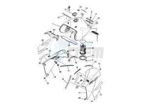 XT X 660 drawing FUEL TANK