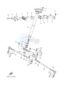 YFM700FWB KODIAK 700 KODIAK 700 HUNTER (B16N) drawing STEERING