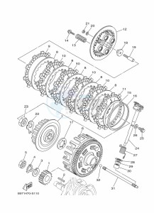 FZN250 (B8H5) drawing CLUTCH