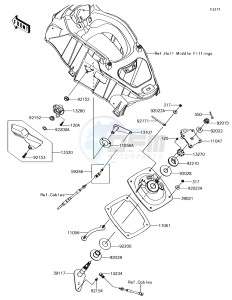 JET_SKI_ULTRA_310X JT1500LFF EU drawing Handle Pole