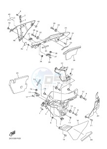 YZF-R1M 998 R4 (2KSE) drawing COWLING 3