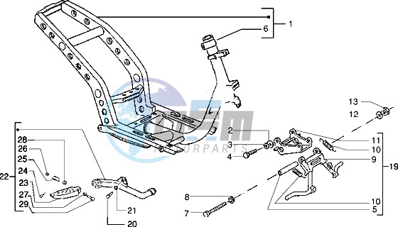 Chassis - Central stand