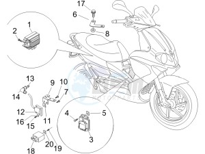 Runner 200 VXR 4t e3 drawing Voltage Regulators - Electronic Control Units (ecu) - H.T. Coil