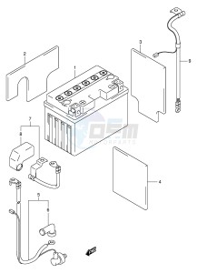 TL1000R (E2) drawing BATTERY