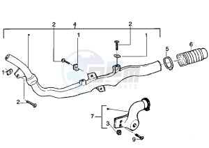 SKIPPER LX 125-150 drawing Belt cooling tube