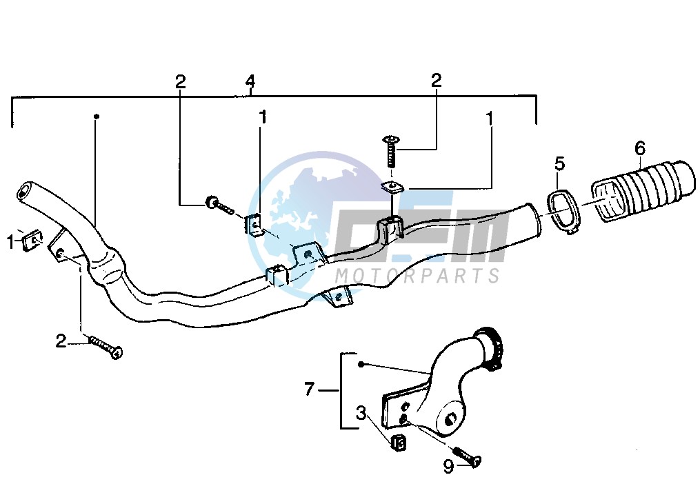 Belt cooling tube