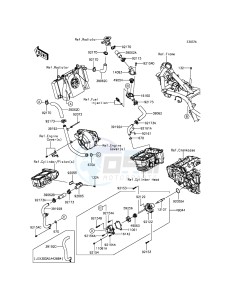 NINJA_300_ABS EX300BFF XX (EU ME A(FRICA) drawing Water Pipe(EX300AEA39568-)