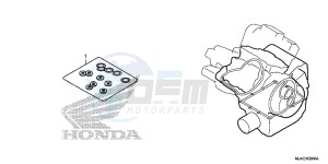 VT750SE Shadow E drawing GASKET KIT B