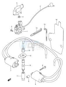 GSX750F (E2) drawing ELECTRICAL