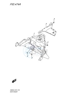 AN650Z ABS BURGMAN EXECUTIVE EU-UK drawing REAR FENDER