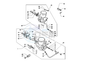 X-TRA RAPTOR 1000 drawing THROTTLE BODY