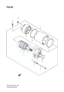 GSF-1250 BANDIT EU drawing STARTING MOTOR