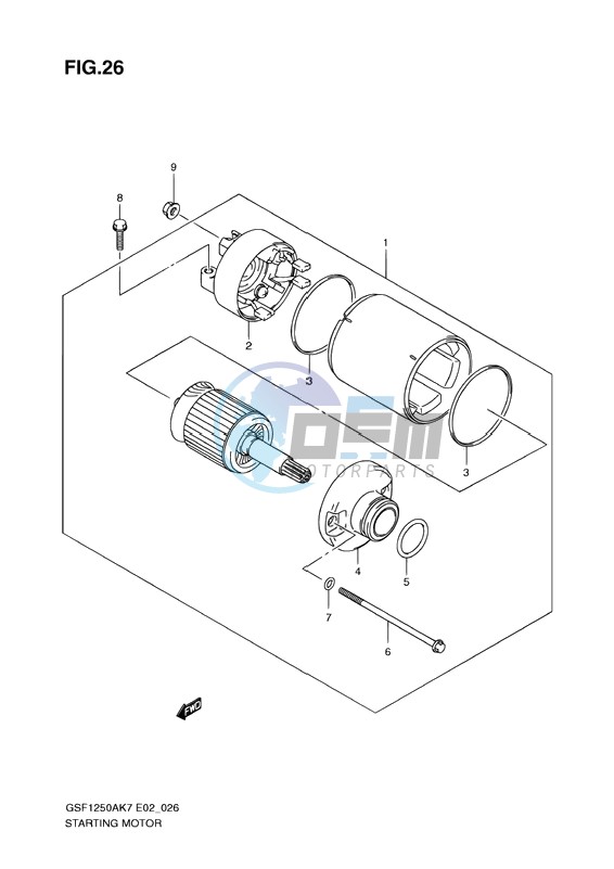 STARTING MOTOR