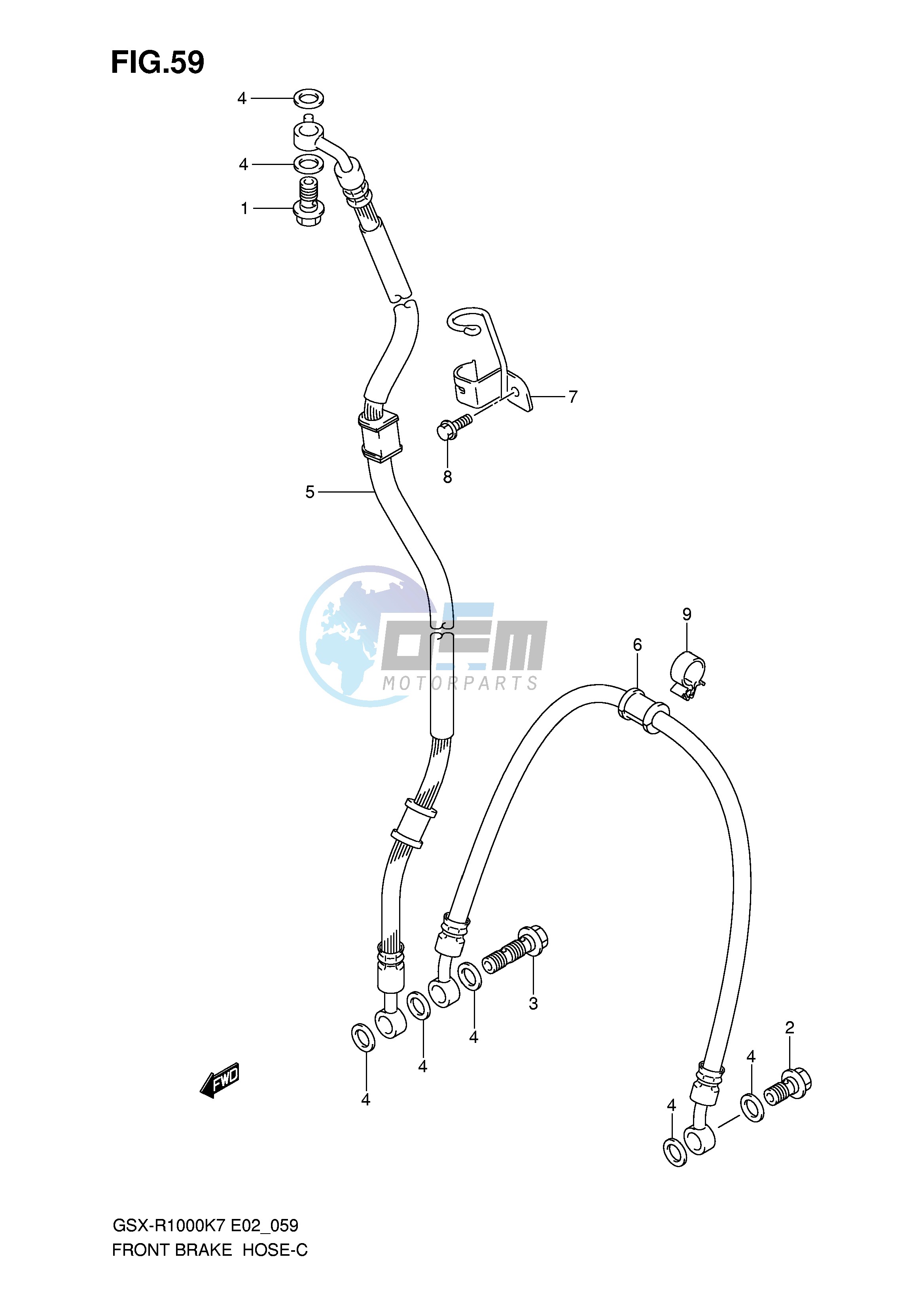 FRONT BRAKE HOSE