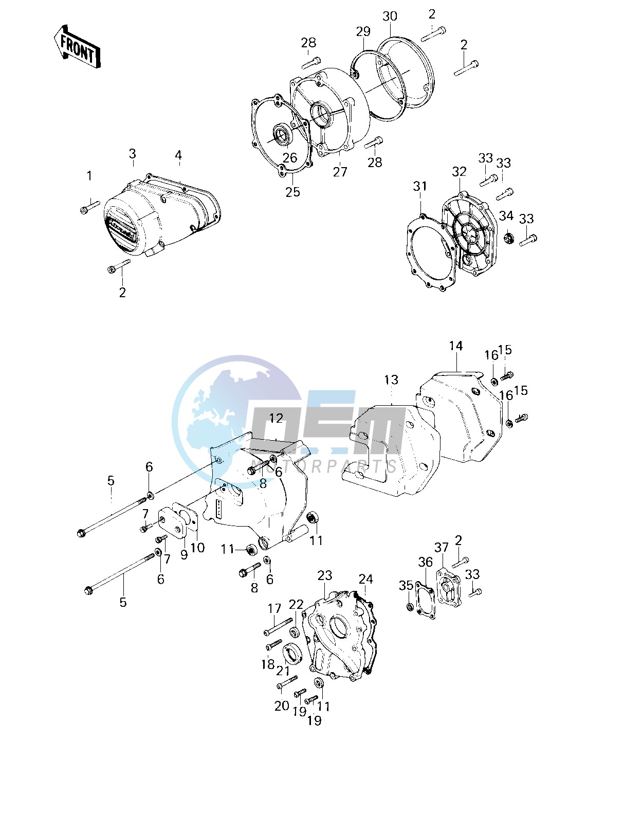 ENGINE COVERS -- 80 D3- -