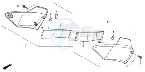 CBF1000A drawing SIDE COVER