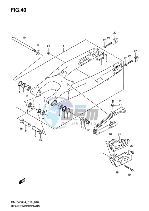 REAR SWINGINGARM