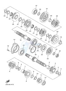 XJ6F 600 DIVERSION F CYPRUS drawing TRANSMISSION