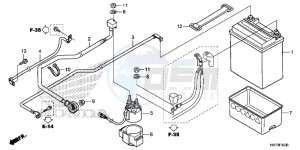 TRX420FA5G TRX420F Europe Direct - (ED) drawing BATTERY