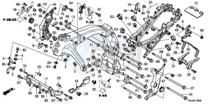 CBF1000FAC drawing FRAME BODY