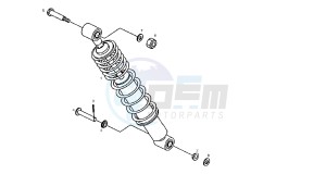 DXR - 250 CC drawing REAR SHOCK ABSORBER