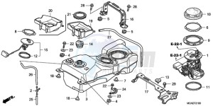 GL18009 France - (F / CMF) drawing FUEL TANK